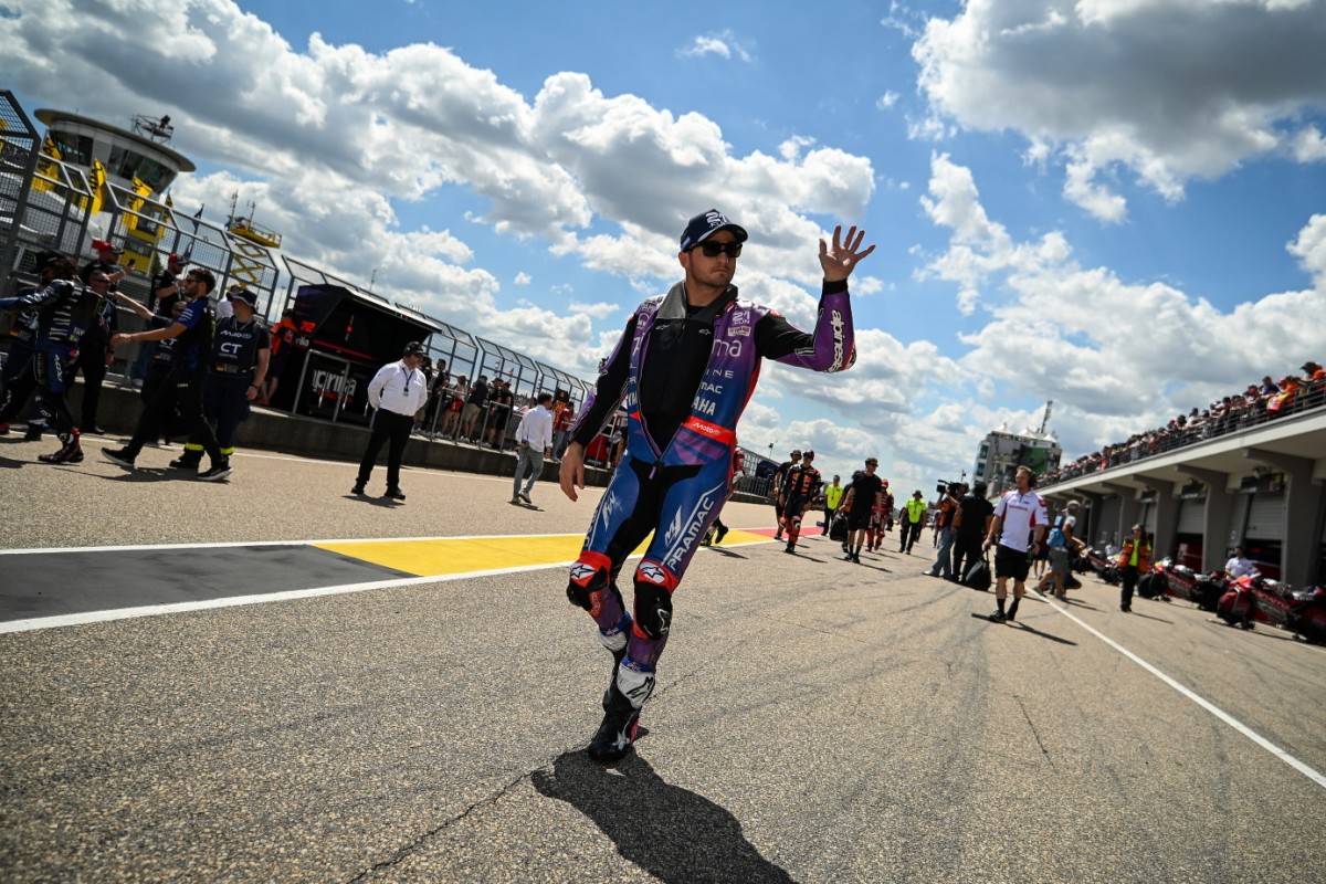 Arrivée au Sachsenring
