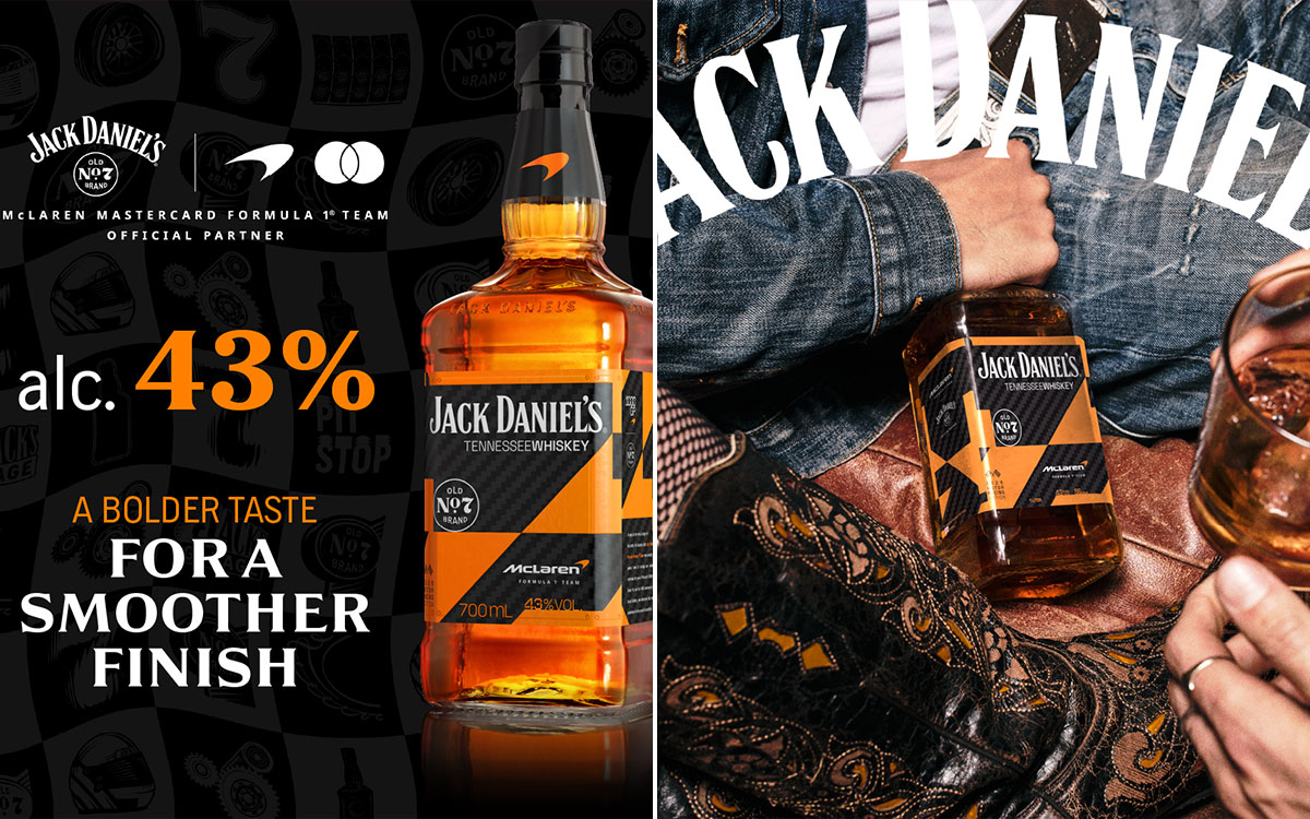 Bouteille en édition limitée Jack Daniel's McLaren 2026