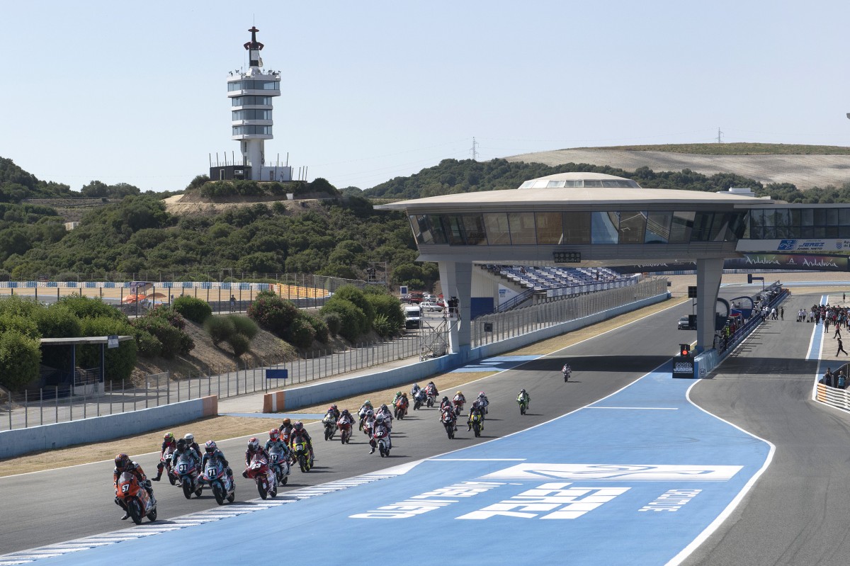 Départ de la course à Jerez