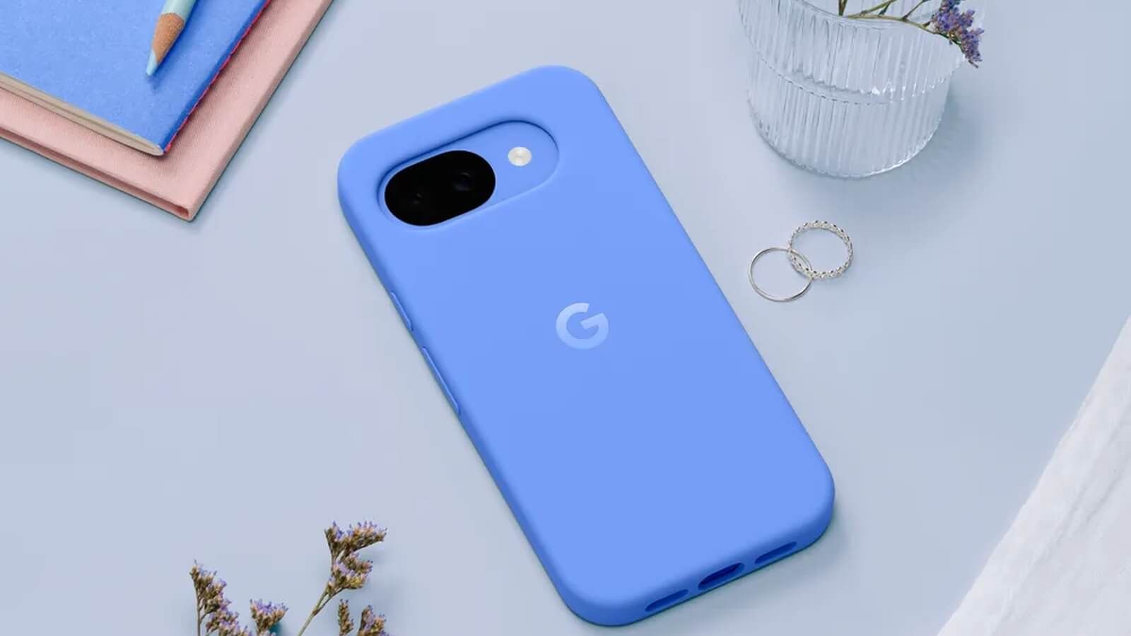 Vue arrière d'un Google Pixel 10a