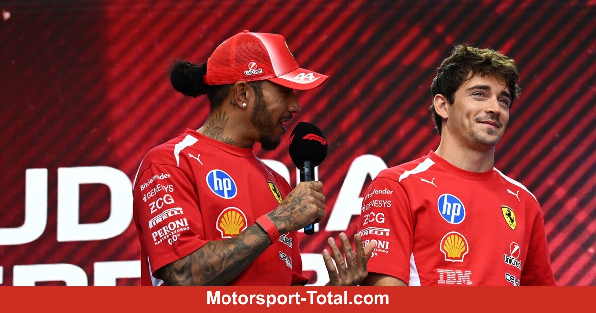 Leclerc surprend Hamilton avec un geste audacieux : la vidéo Ferrari devient virale !