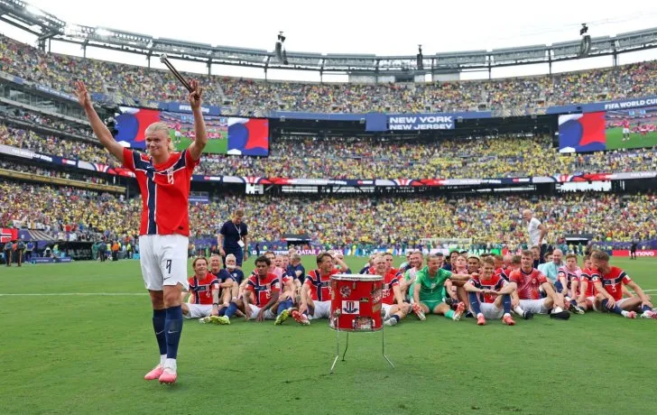 Haaland héros de la victoire norvégienne contre le Brésil