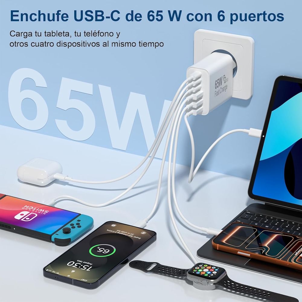 Cargador 6 en 1