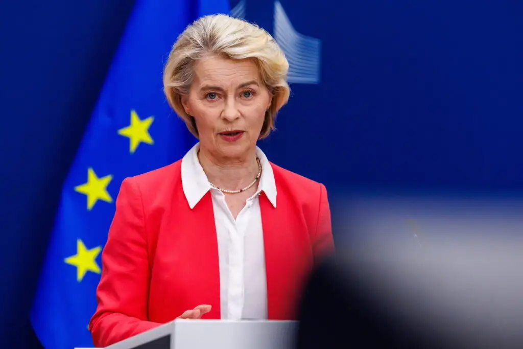 Ursula von der Leyen à Bruxelles