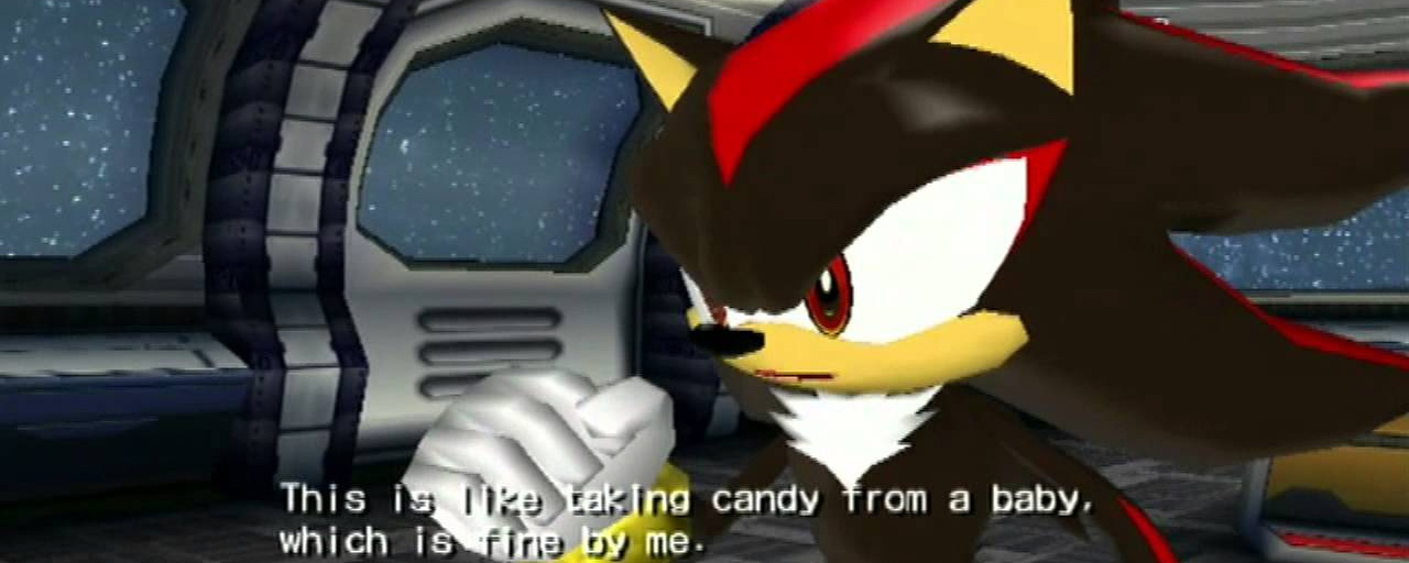 Shadow the Hedgehog dans son jeu éponyme