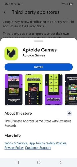 Aptoide Games sur Google Play