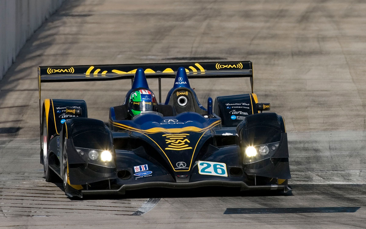Véhicule numéro 26 Acura ARX-01a victorieux dans sa catégorie à Sebring
