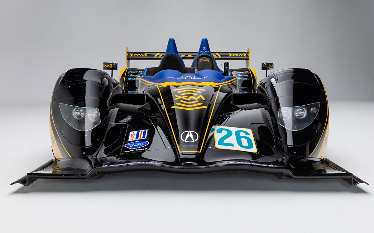 Vue de face de l'Acura ARX-01a de 2007 (voiture 26)
