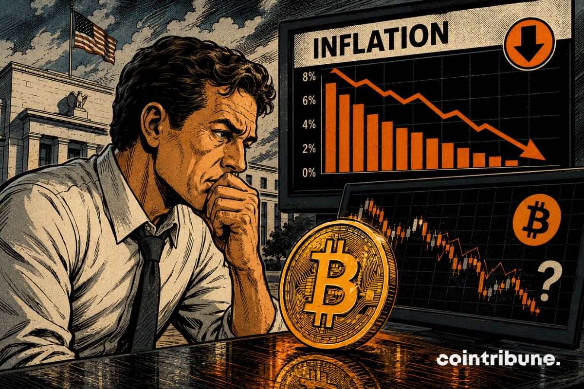 Bitcoin reste à 64 000 dollars malgré la chute de l'inflation !