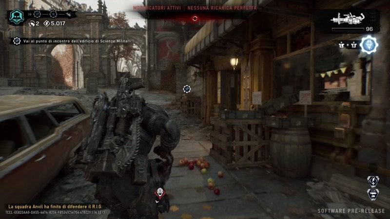 Un aperçu de la carte du mode Horde Siege de Gears of War: E-Day