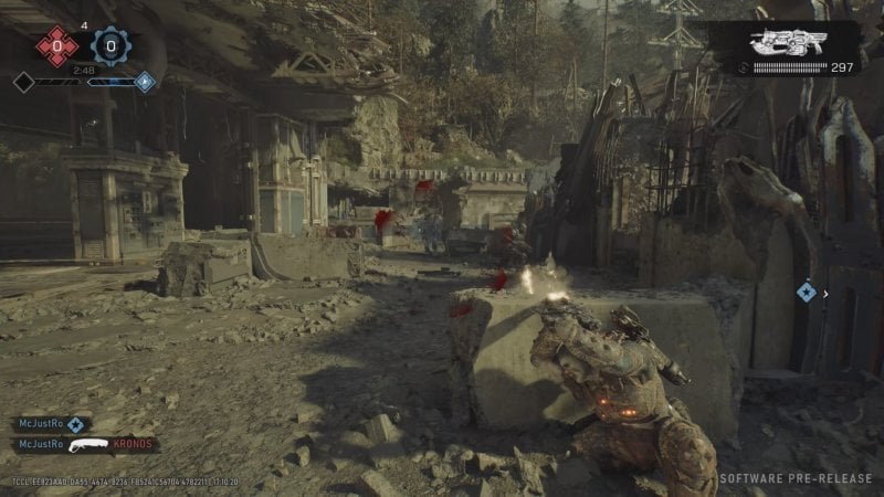 Commandant d'une Locuste dans le mode Conquête de Gears of War: E-Day