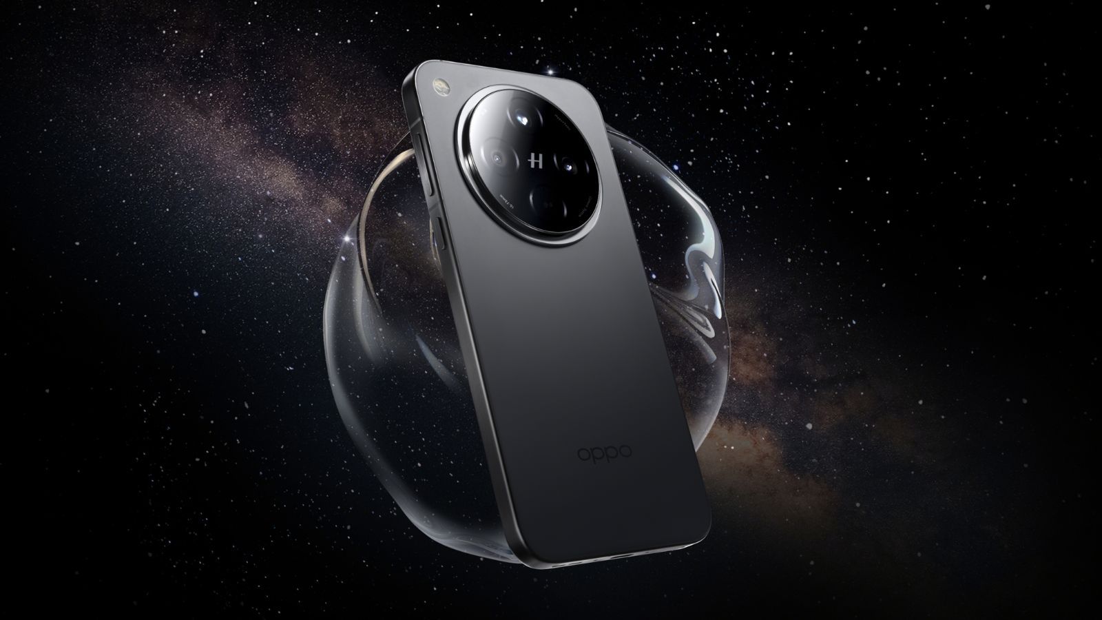 OPPO Find X8 en noir.