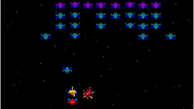 Galaxian game screen
