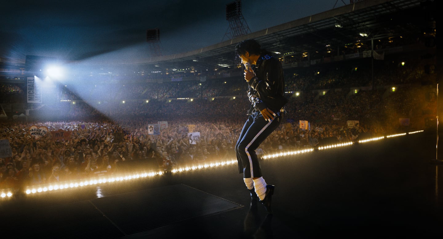 Jaafar Jackson dans le rôle de Michael Jackson dans « Michael. »