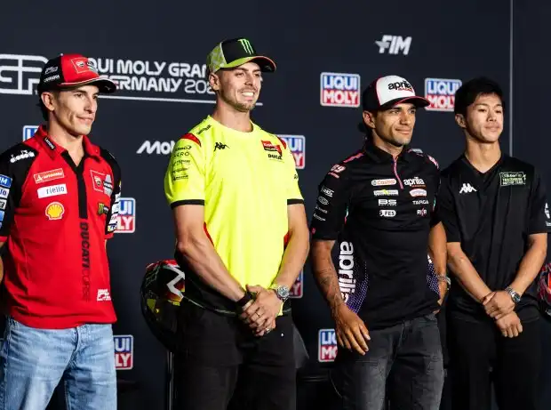Marc Marquez, Fabio Di Giannantonio, Jorge Martin, Ai Ogura Marc Marquez et ses rivaux