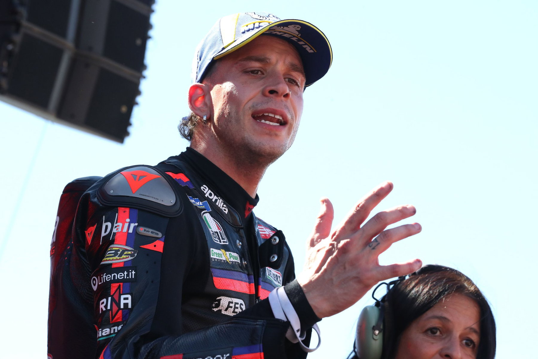 Marco Bezzecchi, GP d'Aragon MotoGP 2026, podium Sprint.