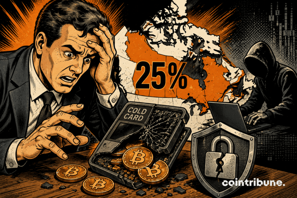 Un utilisateur de cryptomonnaies au Canada en difficulté suite au cas Coldcard.