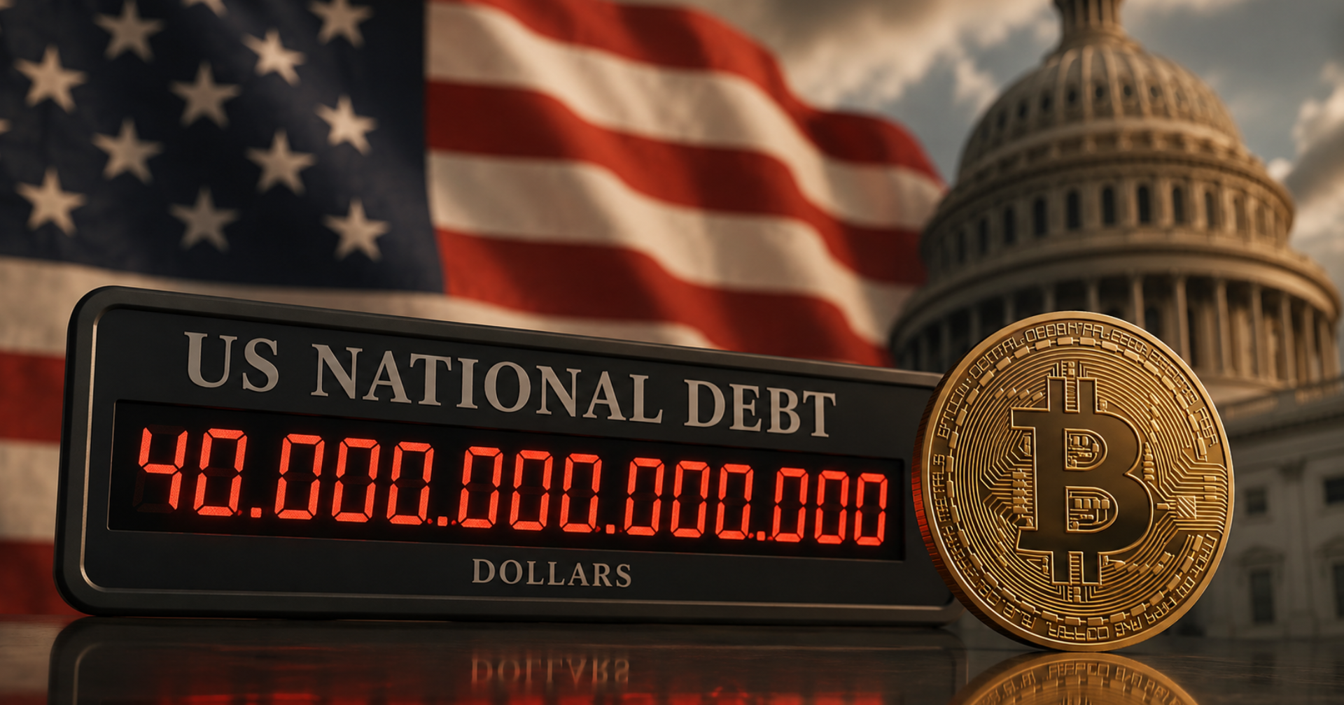Dette publique américaine dépasse 40 000 milliards de dollars : Bitcoin va-t-il redevenir la star ?