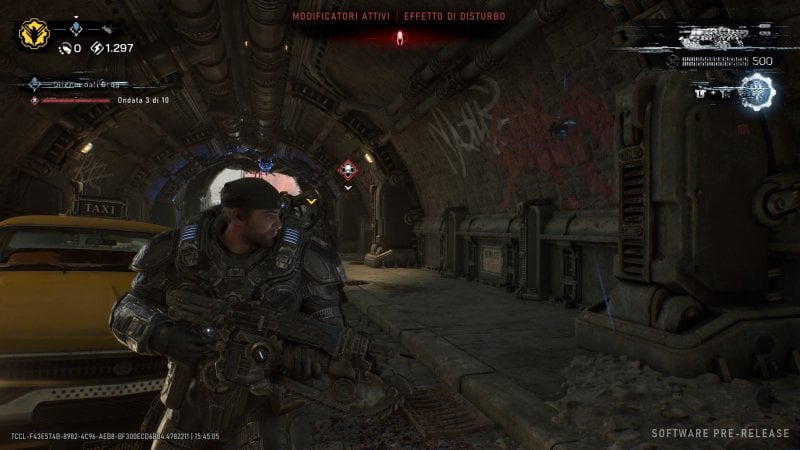 Marcus prend un moment de répit dans le mode Horde Siege de Gears of War: E-Day