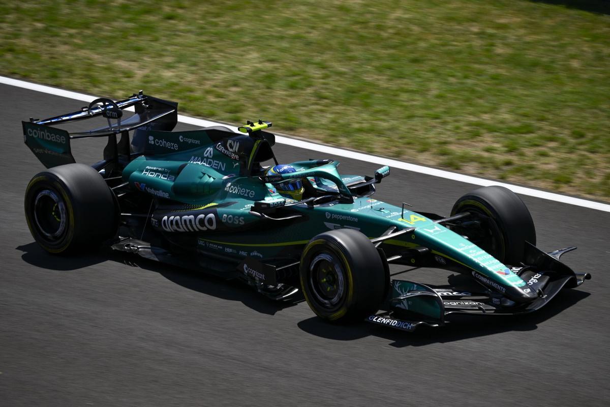 Fernando Alonso en Hongrie