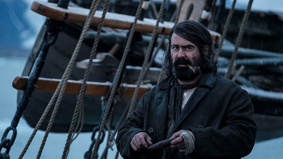 Stephen Graham et Colin Farrell dans The North Water