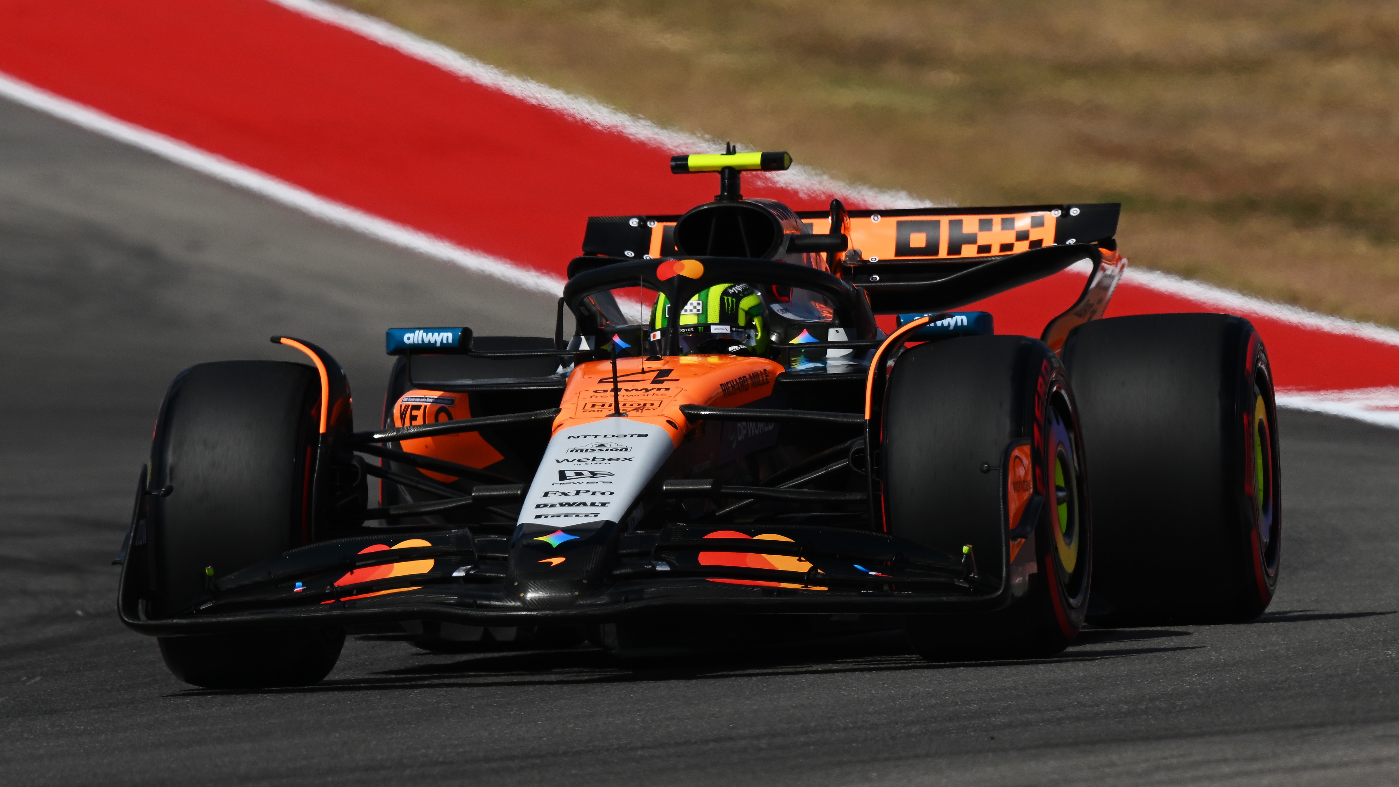 Lando Norris lors d'une course de Formule 1