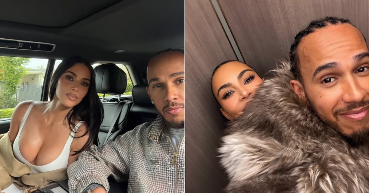 Les photos romantiques de Kim Kardashian et Lewis Hamilton pendant la pause de la Formule 1