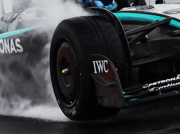 Le Super-Intermediate de Pirelli lors d'un test