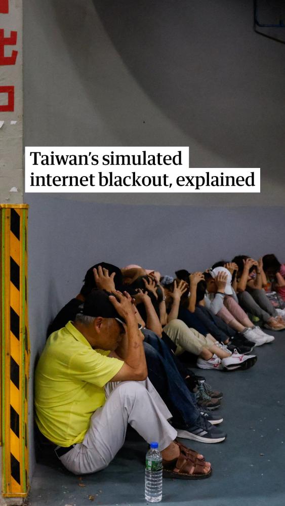 Exercice de simulation de coupure d'Internet à Taiwan