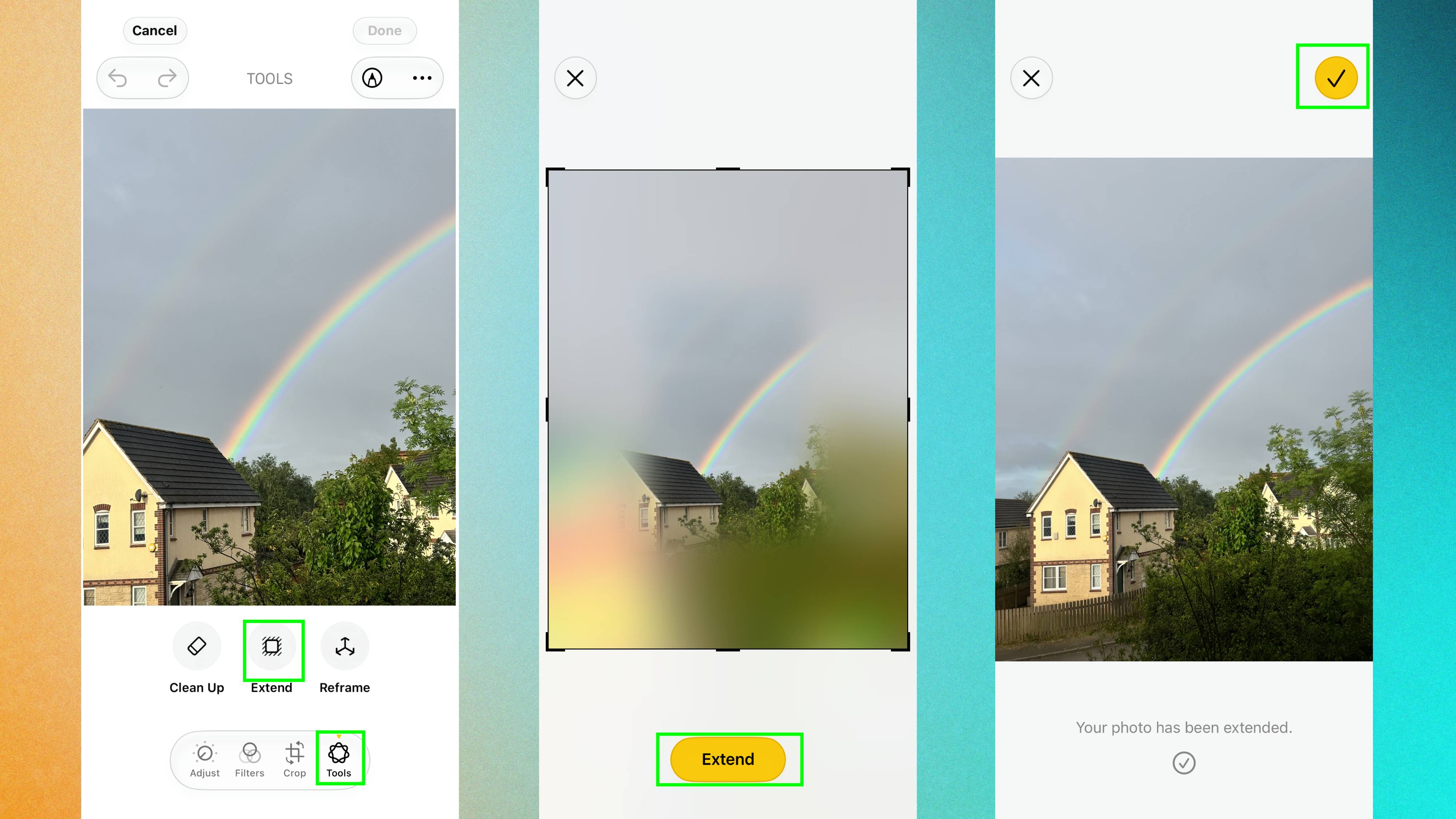 Comment étendre les photos sur iPhone dans iOS 27