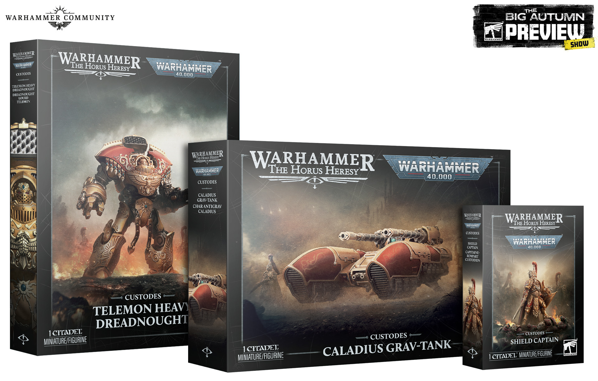 Kits individuels des Custodes
