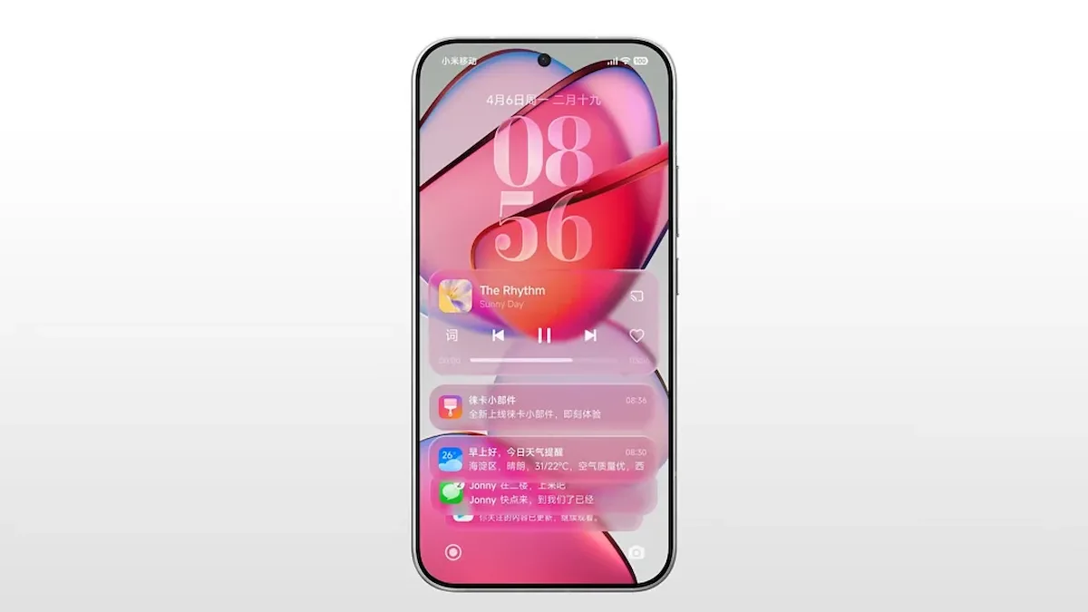 HyperOS 4 lock screen