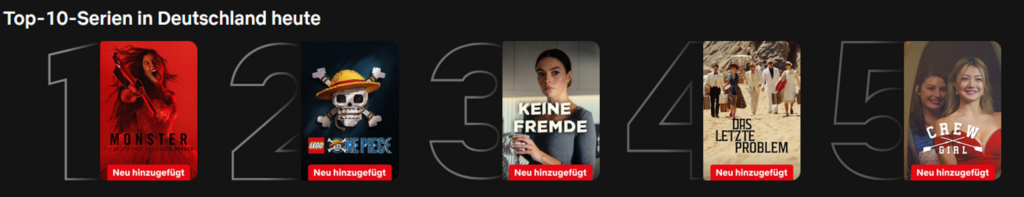 Séries Netflix