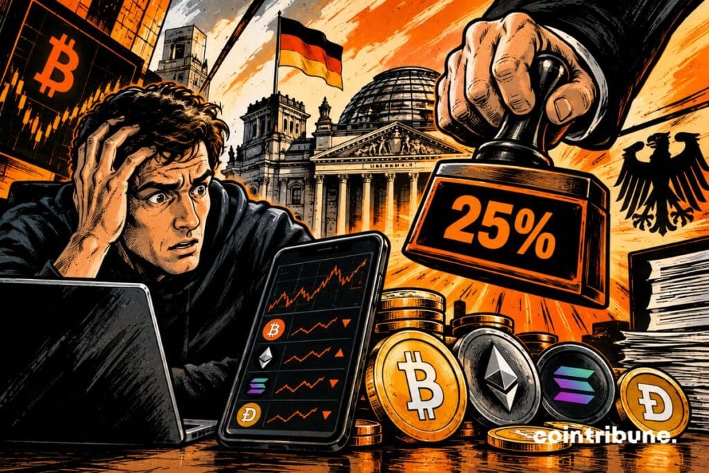 L'Allemagne veut imposer la crypto à 25 % à partir de 2028, tandis que Jack Dorsey demande une charte bancaire aux États-Unis.