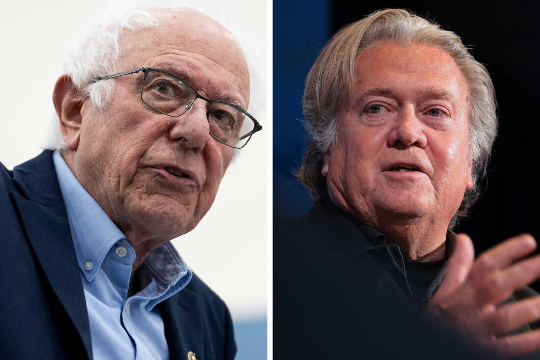 Le sénateur Bernie Sanders s'exprime à Mumford High School à Detroit.