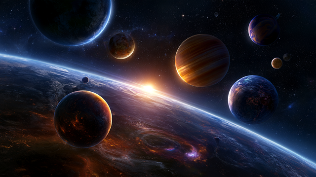 Représentation artistique d'une planète