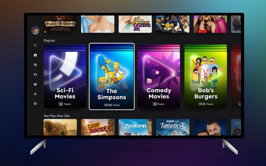 Interface des Playlists sur Disney+