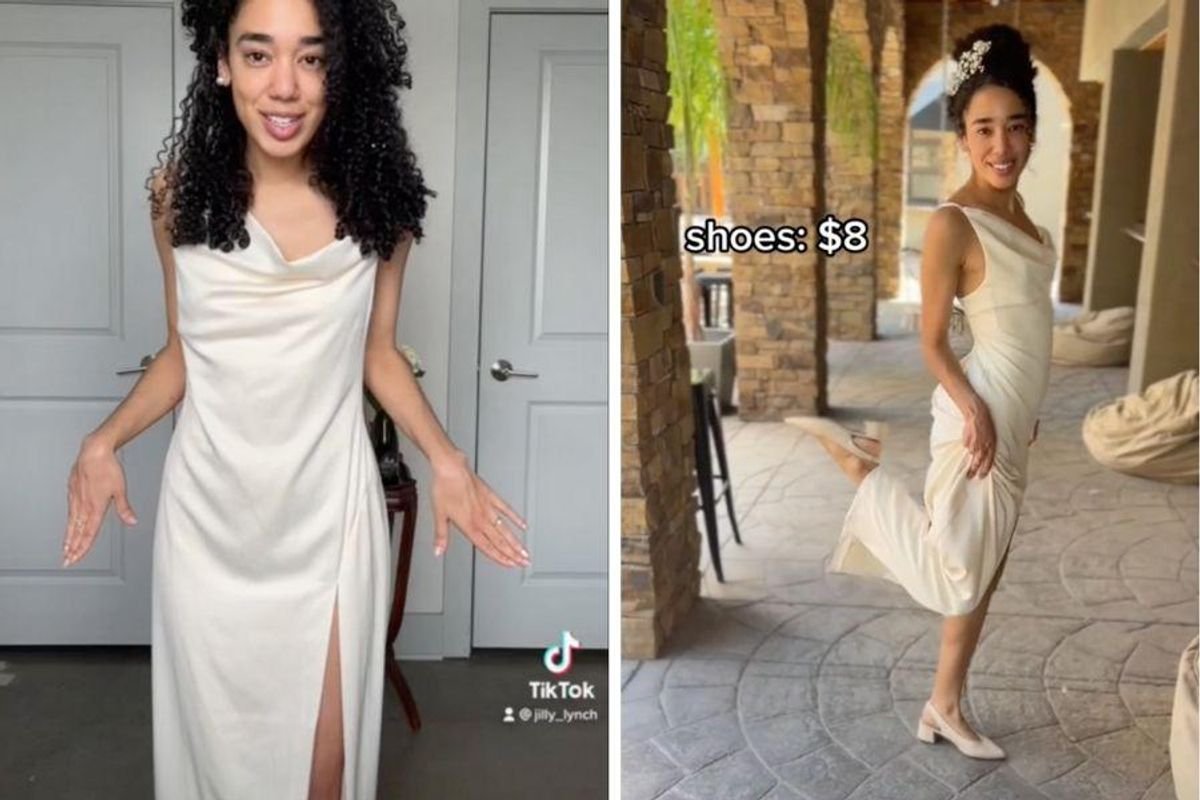 Elle a déniché la robe de mariée parfaite à 3,75 $ qui a enflammé TikTok !