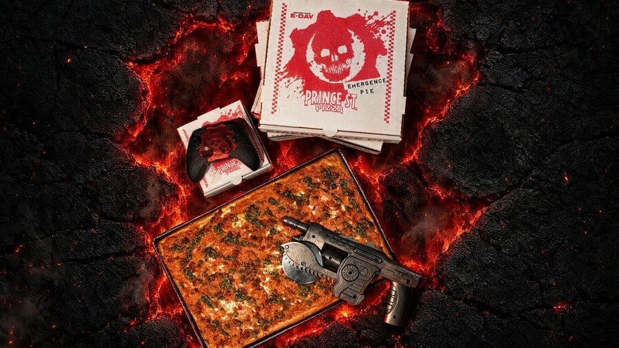 Gears Of War: E-Day a sa propre pizza, accompagnée d'un objet spécial dans le jeu