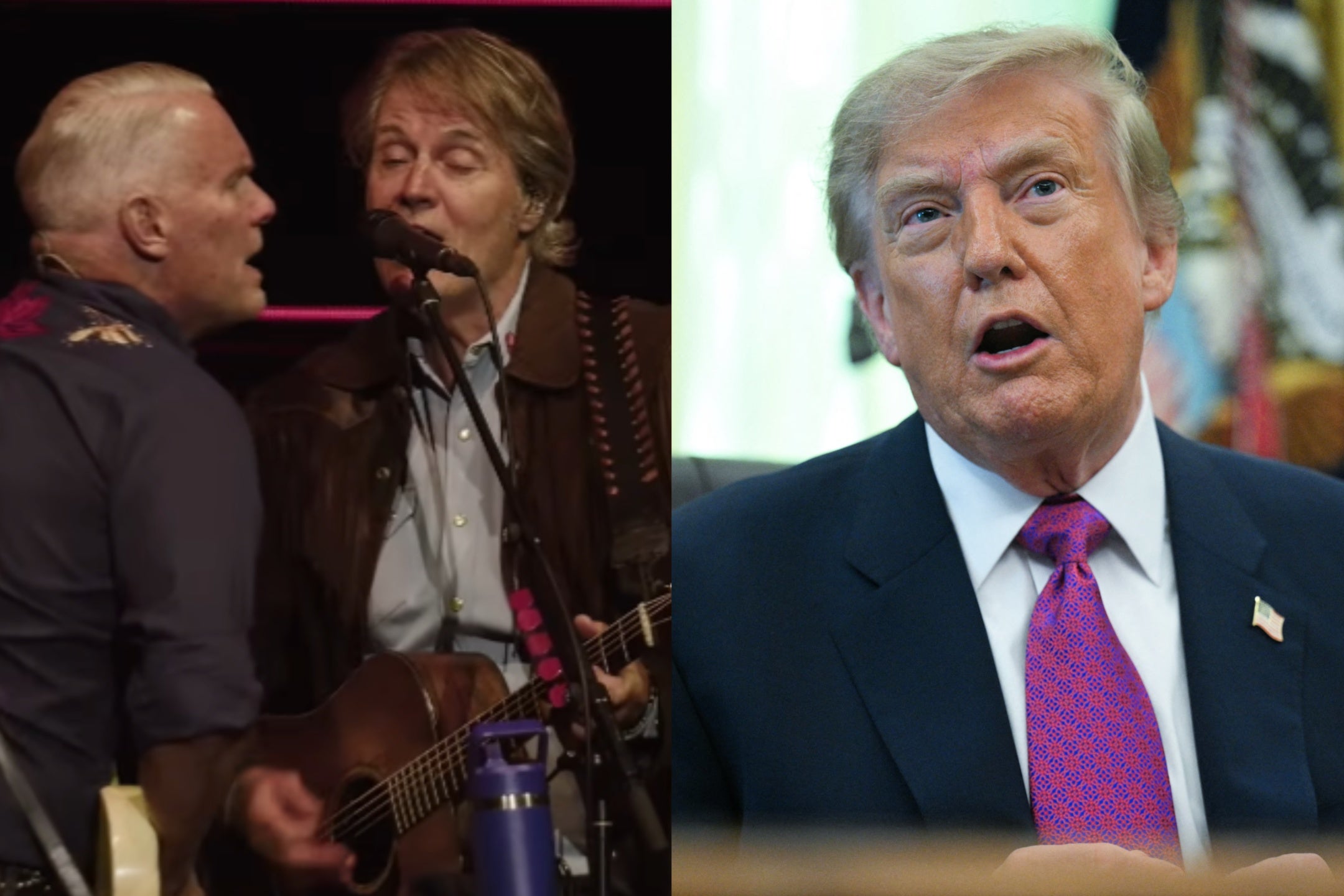 Blue Rodeo encourage ses fans à proclamer lac Ontario contre l’appellation Lac Amérique de Donald Trump.