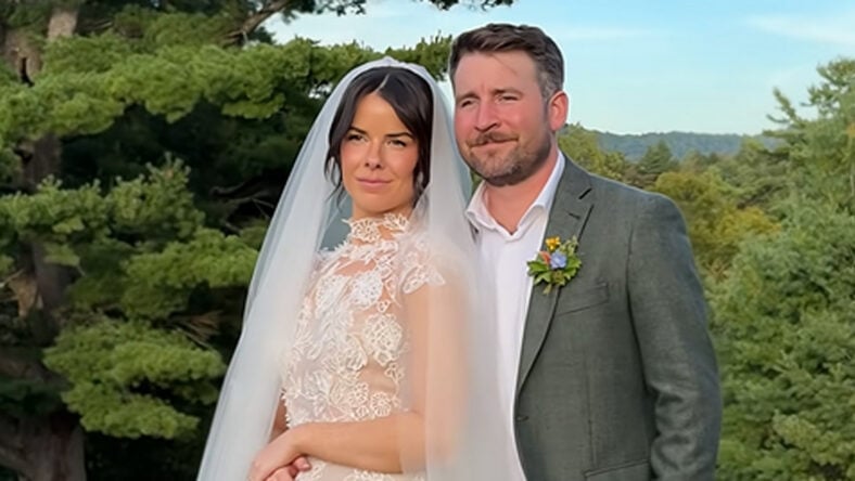 Isabel Klee et Jacob Zerhusen lors de leur mariage
