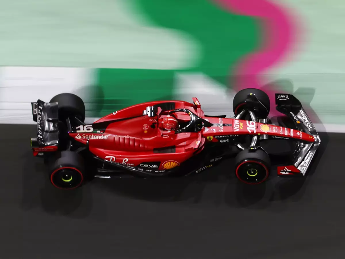 Charles Leclerc dans une Ferrari SF-23