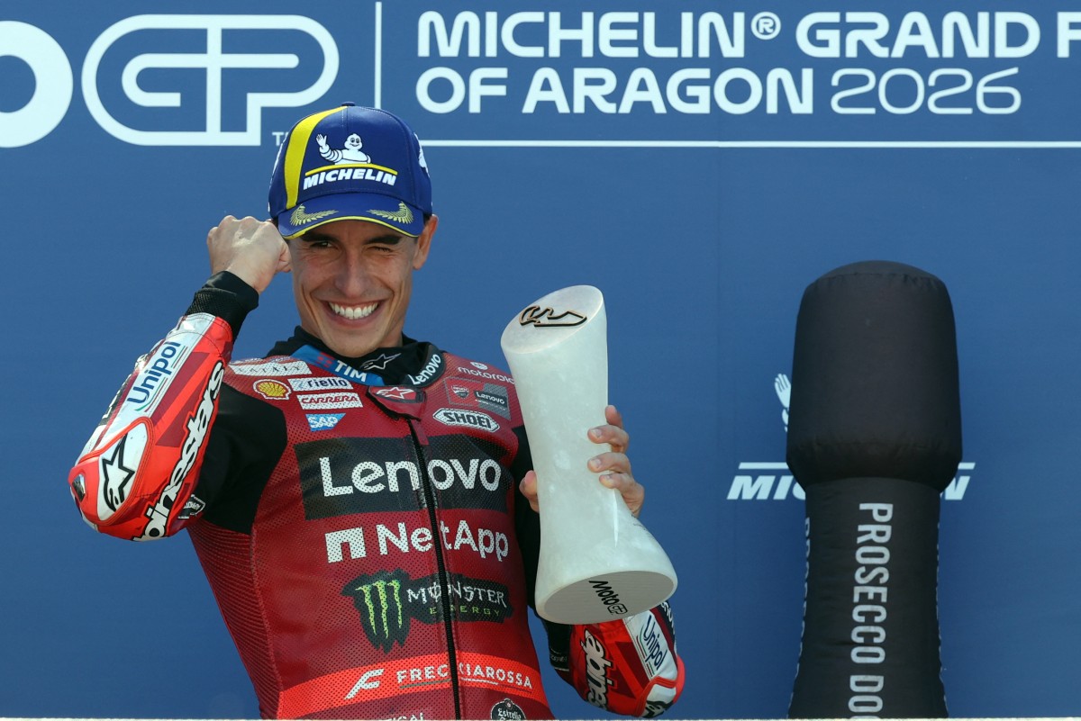 Marc Marquez gagne la course en Aragon et réduit l'écart avec Jorge Martin - Image 1.