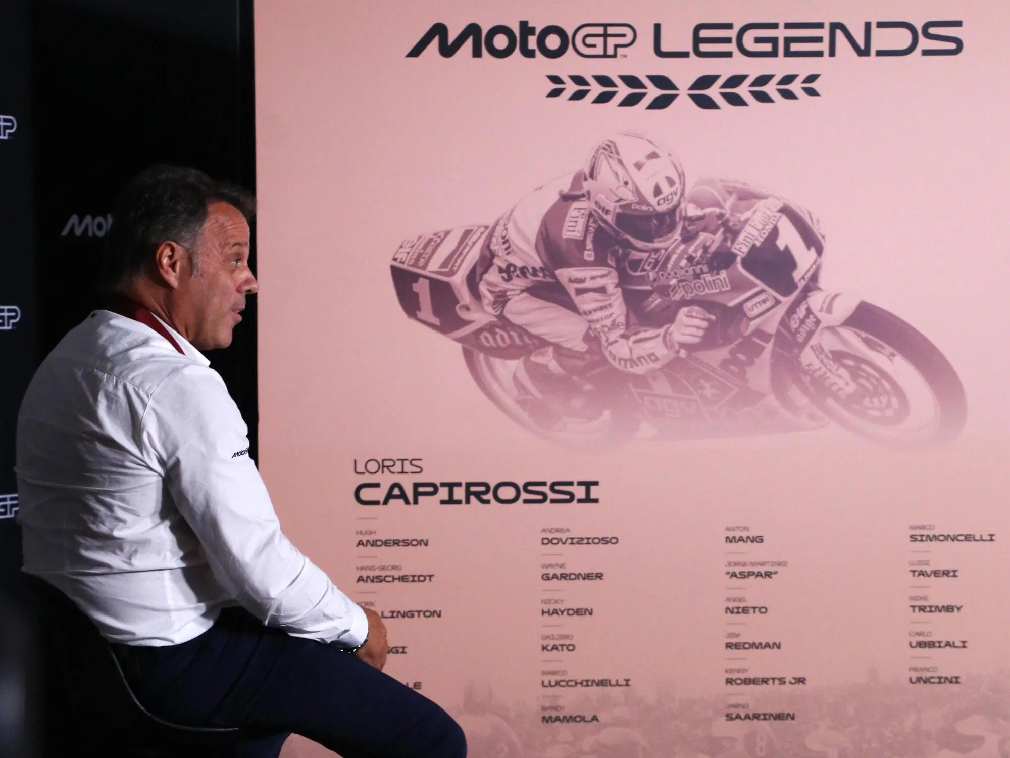 Loris Capirossi a Misano a été nommé MotoGP Legend