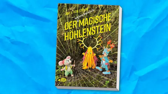 Couverture : Antje von Stemm, Le (probablement) magique Caillou de Cavernes