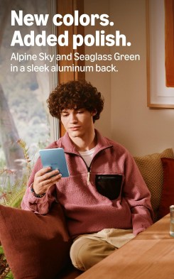 Dos en aluminium du Kindle 12e gen