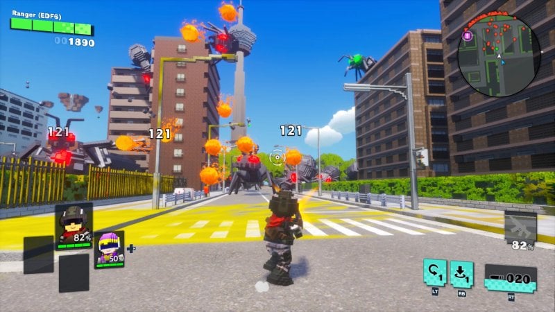Graphique de Earth Defense Force: World Brothers 2