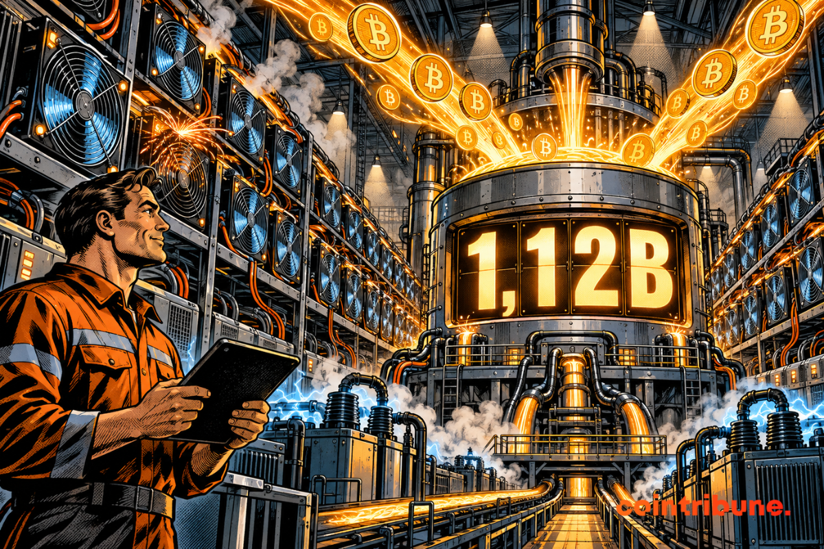 Bitcoin : La Mineração s'effondre mais génère 1,12 milliard de dollars en septembre !