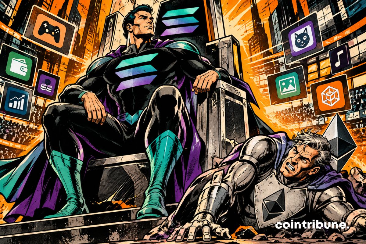 Solana surpasse Ethereum dans le monde des dApps crypto !