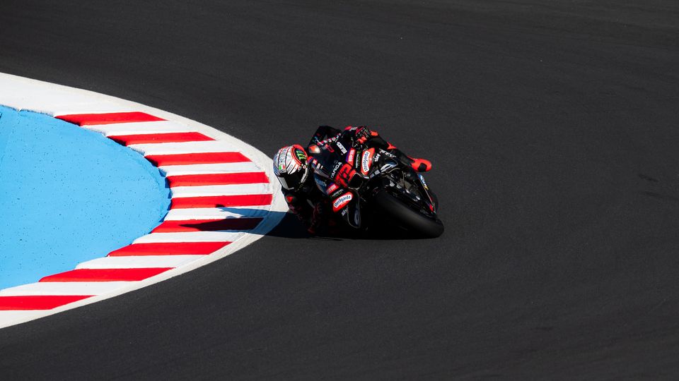 Marco Bezzecchi a pris la tête lors de la FP2, Photo : Aprilia Racing